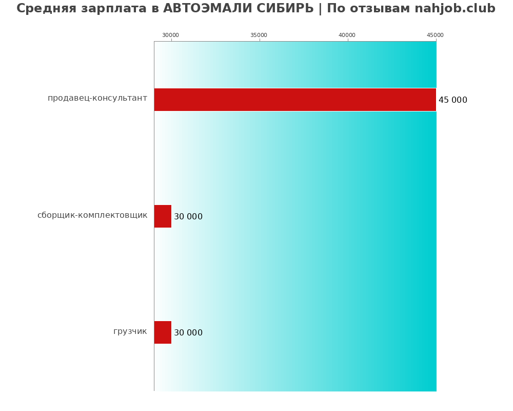 Средний уровень зарплаты в АВТОЭМАЛИ СИБИРЬ