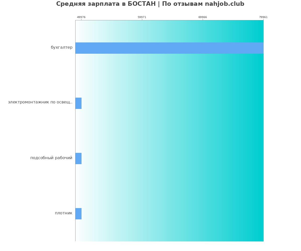 Какая зарплата в БОСТАН