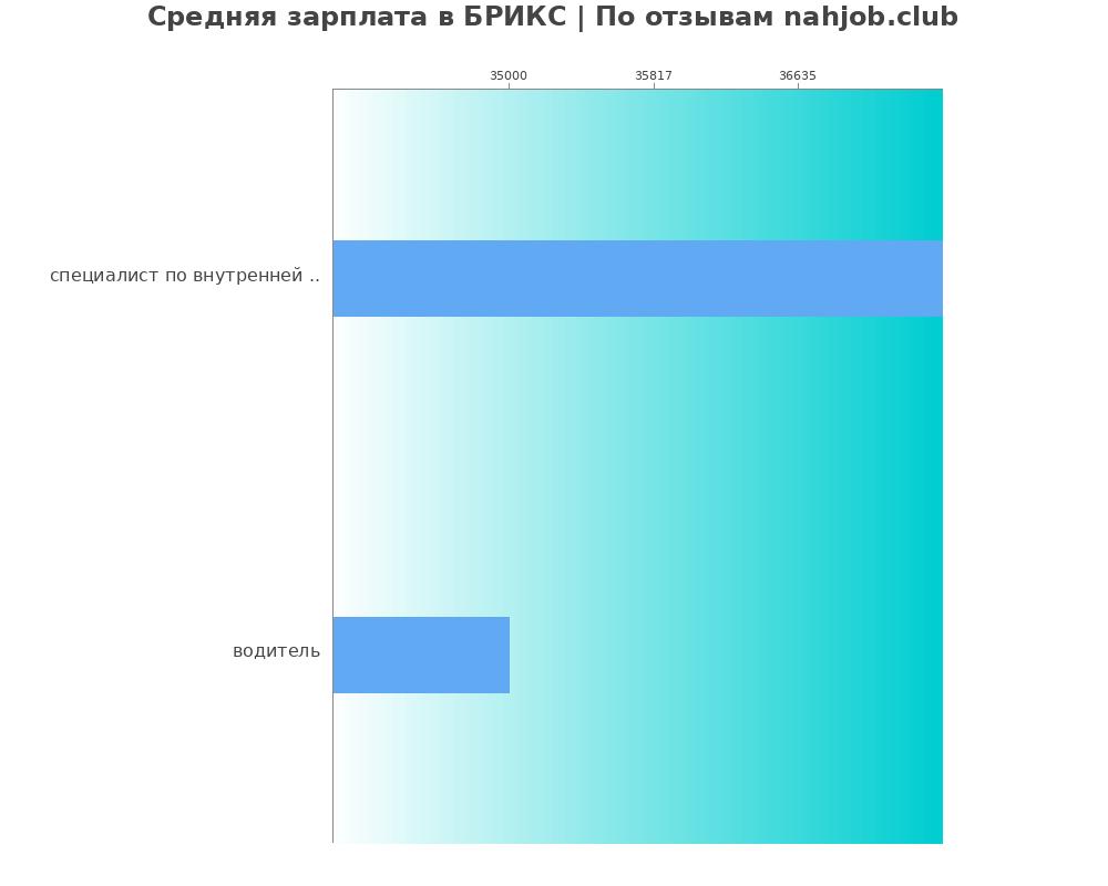 Средний уровень зарплаты в БРИКС
