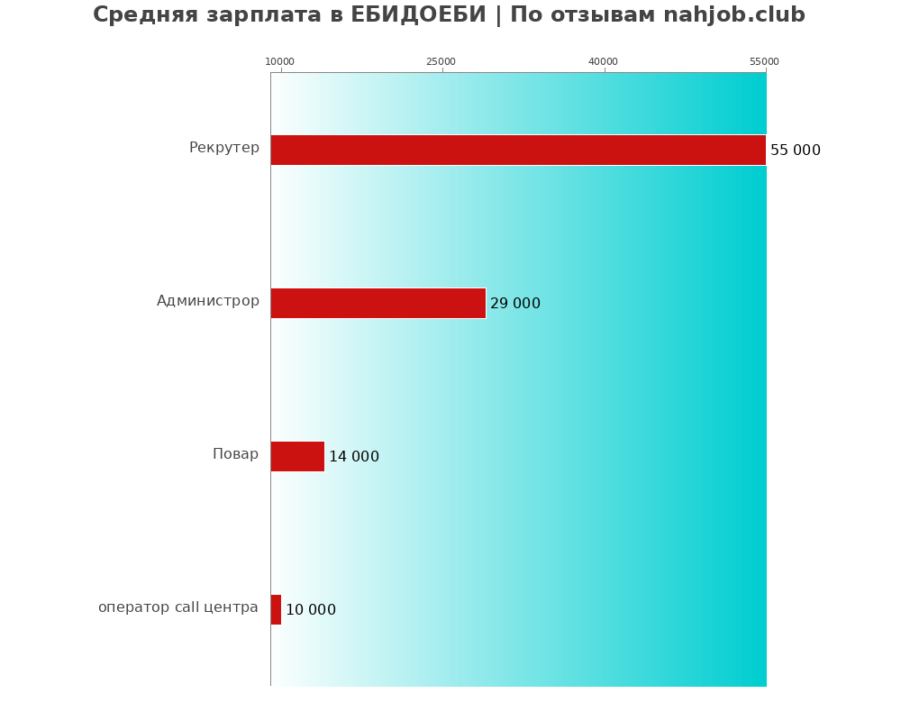 Средний уровень зарплаты в ЕБИДОЕБИ