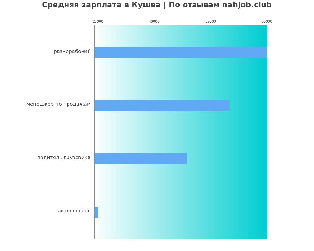 Средний уровень зарплаты в Кушве
