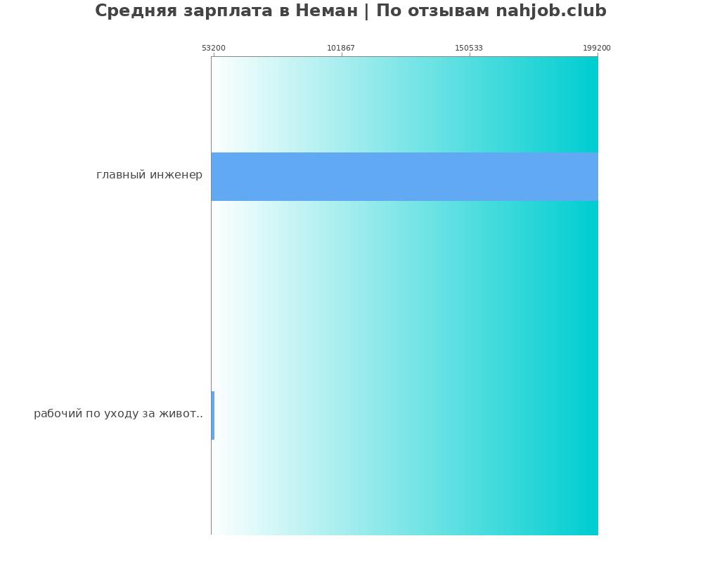 Средний уровень зарплаты в Немане