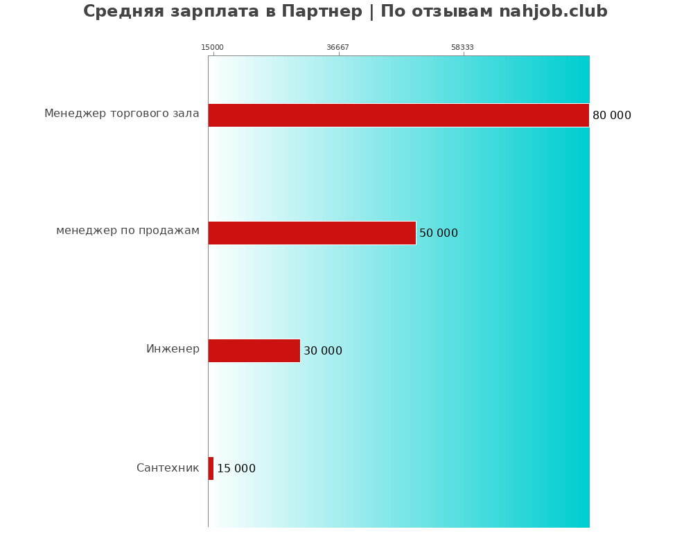 Средний уровень зарплаты в Партнер