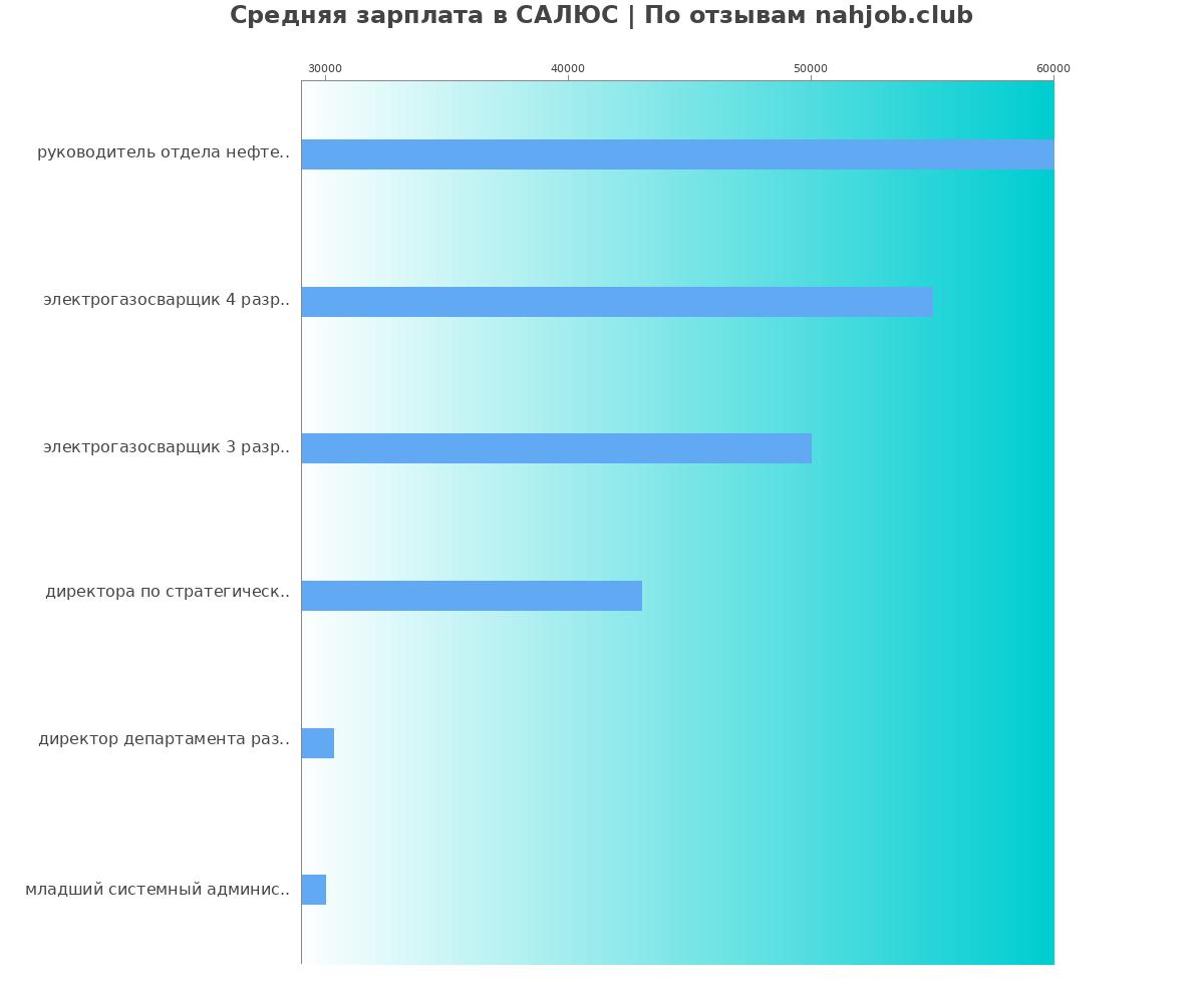 Какая зарплата в САЛЮС