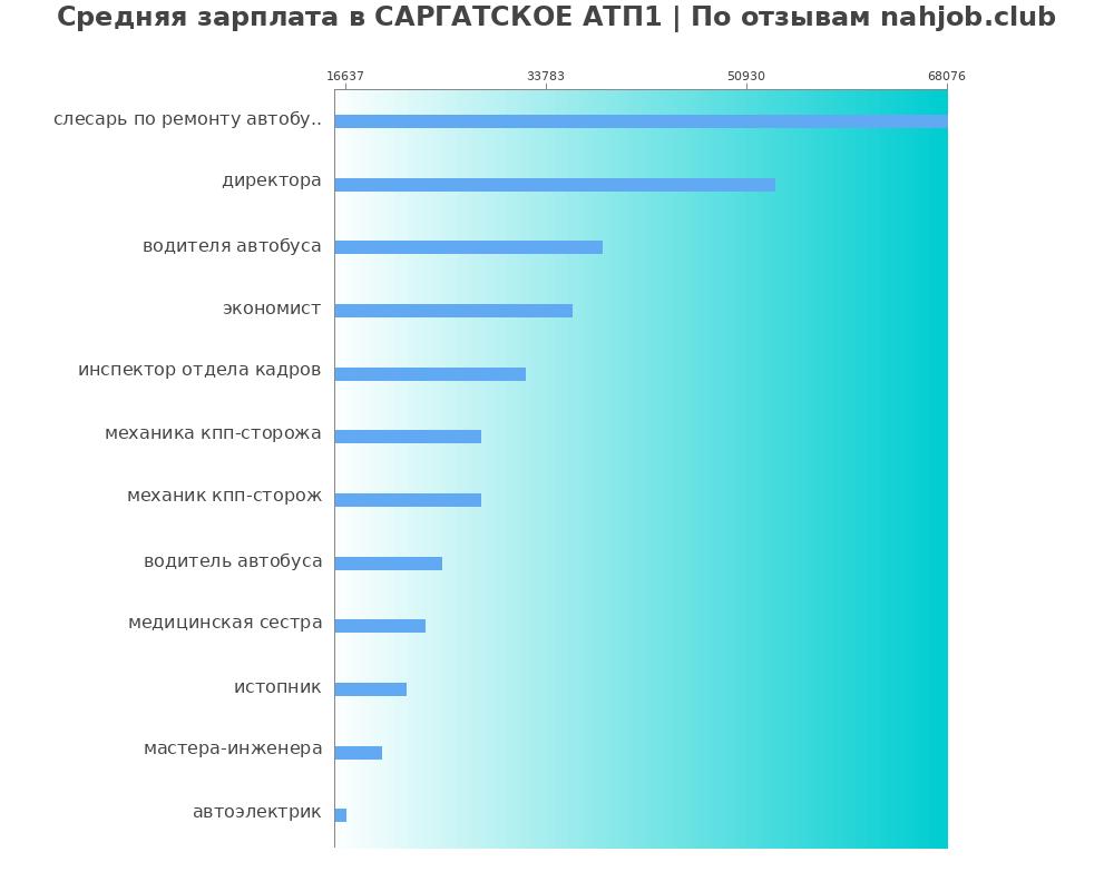 Средний уровень зарплаты в САРГАТСКОЕ АТП1