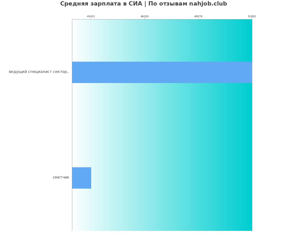 Какая зарплата в СИА