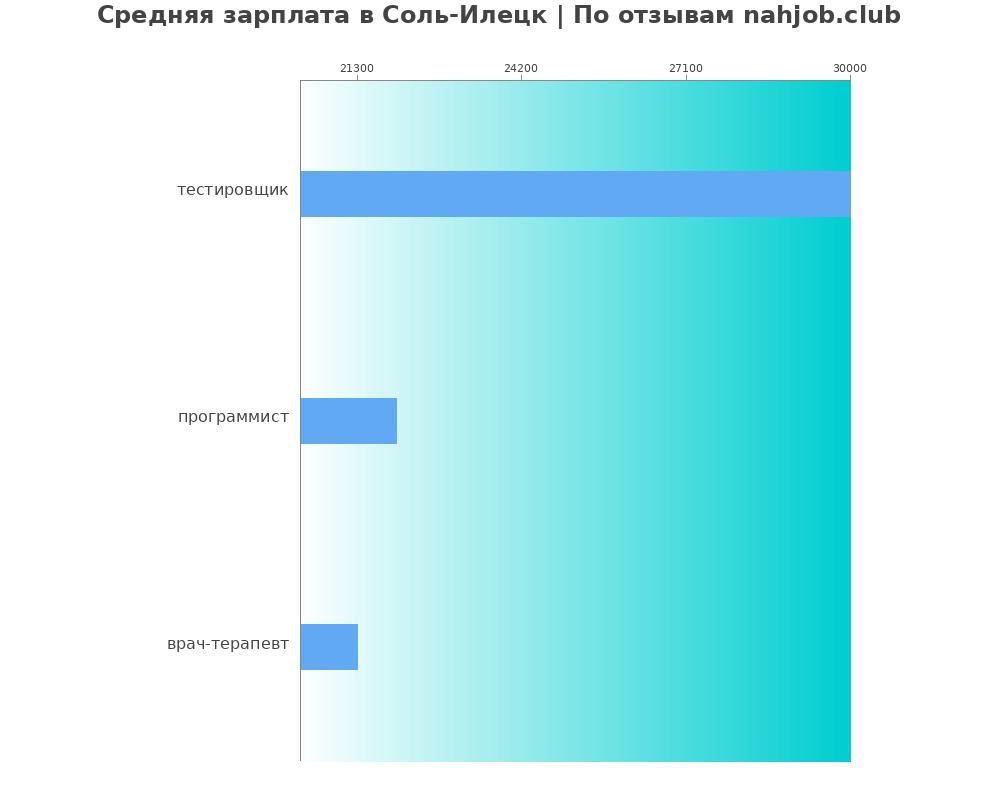 Средний уровень зарплаты в Соль-илецке