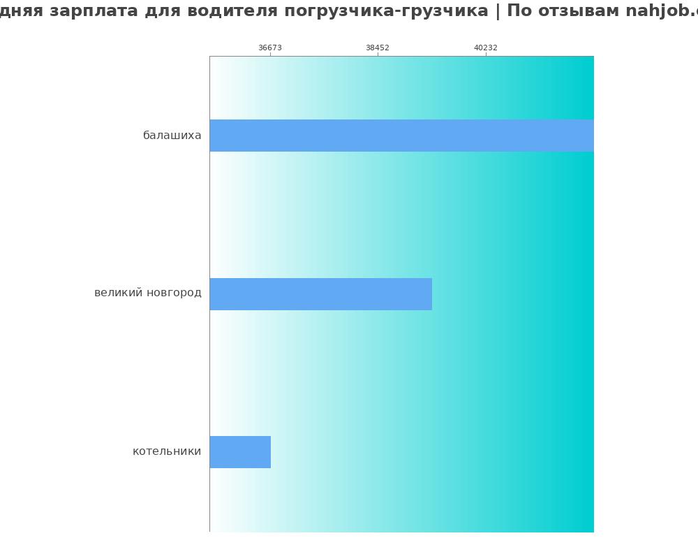 Средний уровень зарплаты в водителе погрузчика-грузчике