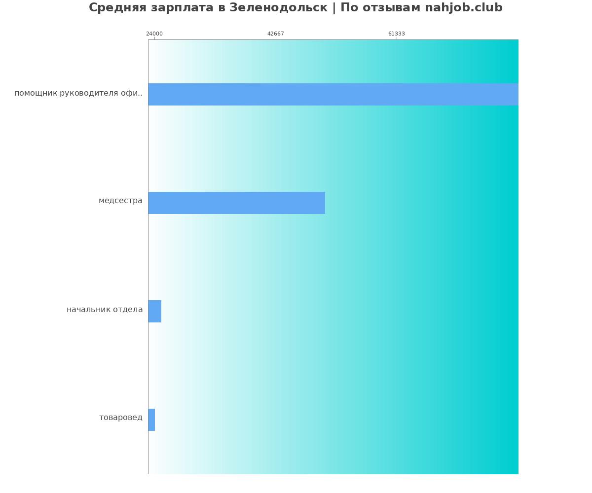 Средний уровень зарплаты в Зеленодольске