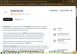 Аттач к отзыву Koderline (IT компания «Кодерлайн»)