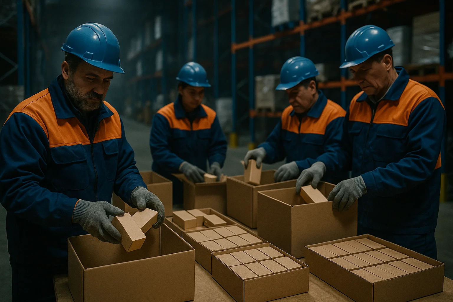 Складские будни сотрудников Золотого Яблока